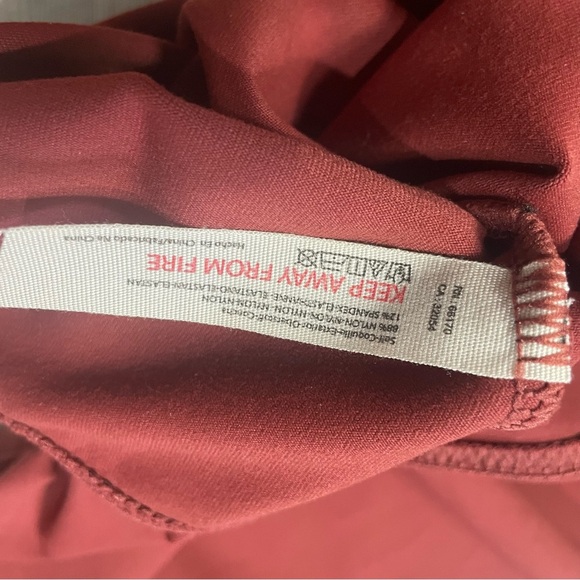 Free People Somethin Bout You Bodysuit Puff Sleeve Russet Acorn Brown size L - Picture 7 of 7